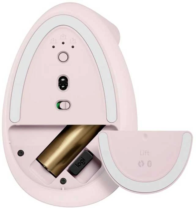 „Logitech“ vertikalios rožinės spalvos „Pelė“ keltuvas