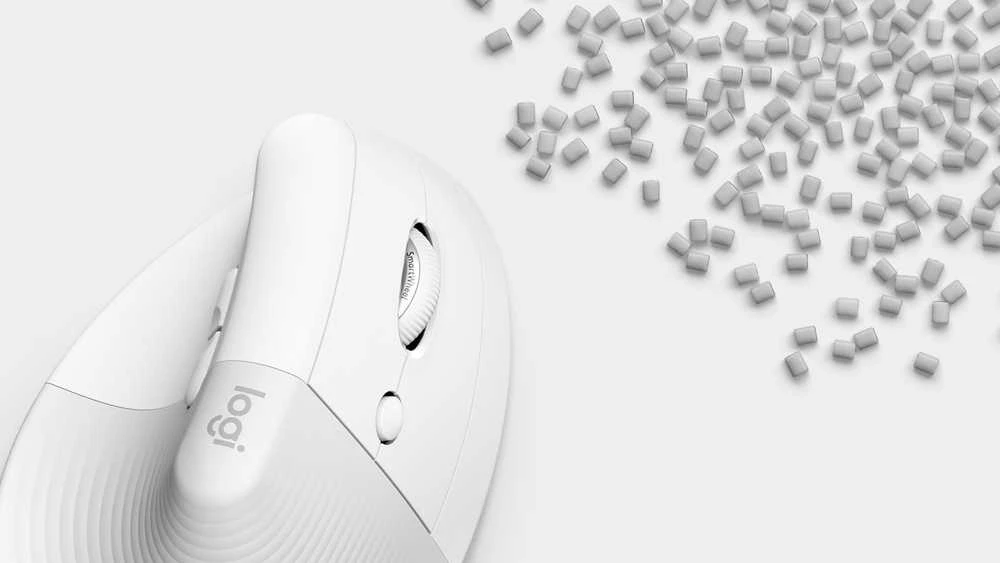 Pelė logitech lift vertical baltas