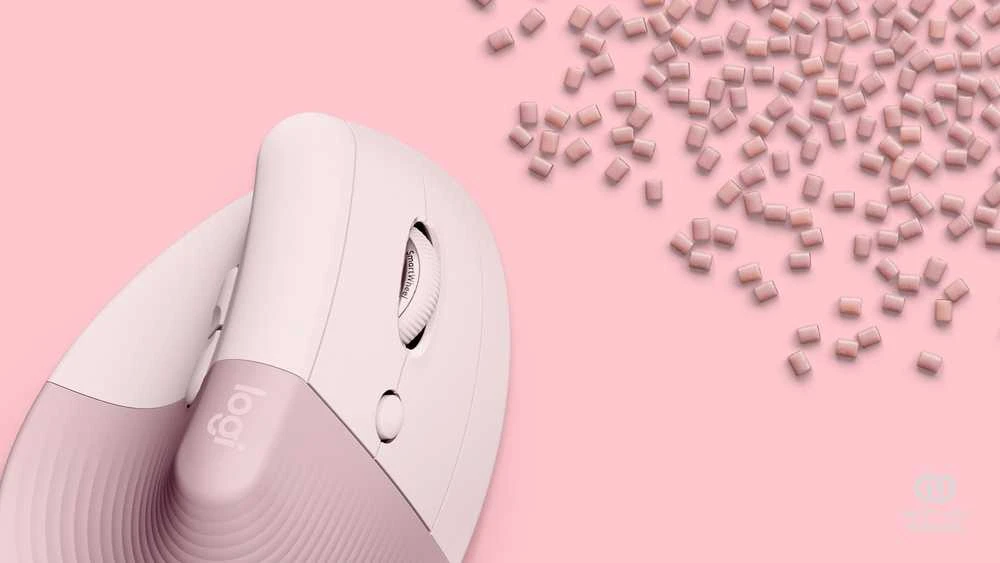 Pelė Logitech Lift, rožinė