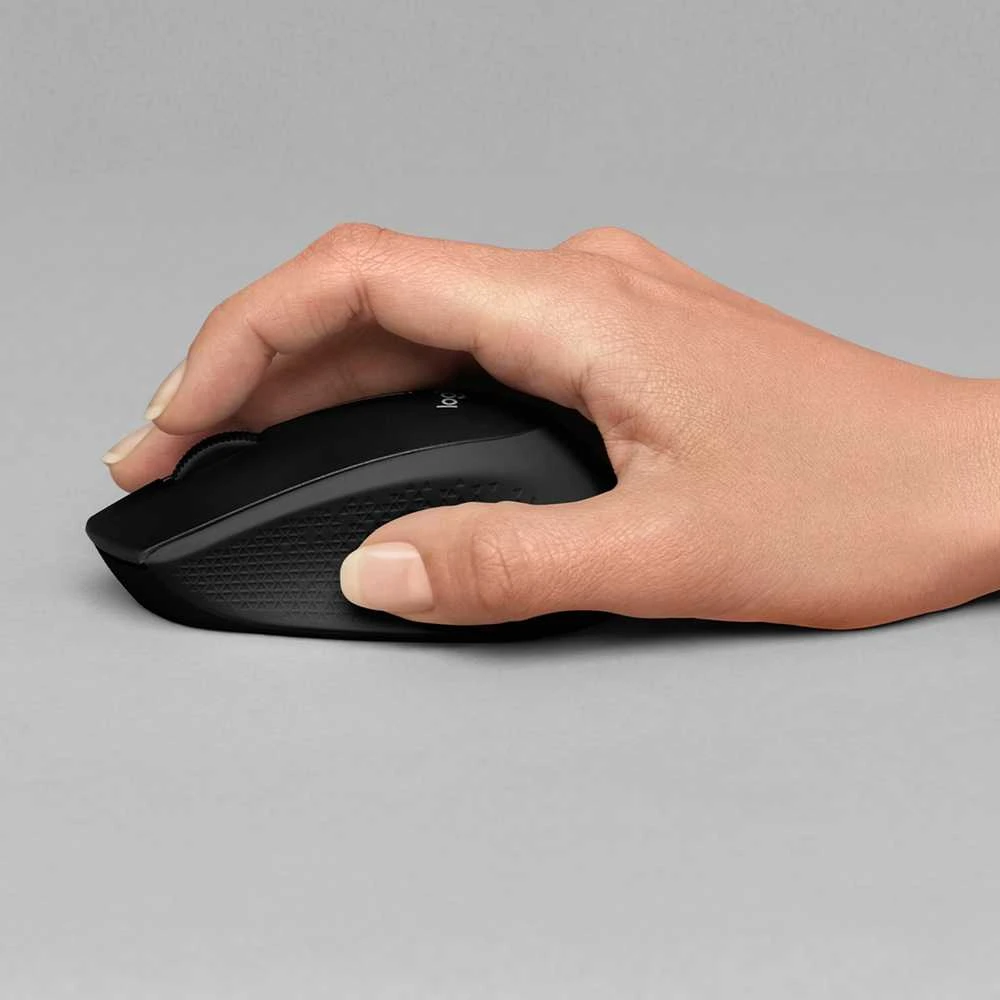Belaidė pelė Logitech M330 Silent Plus, raudona