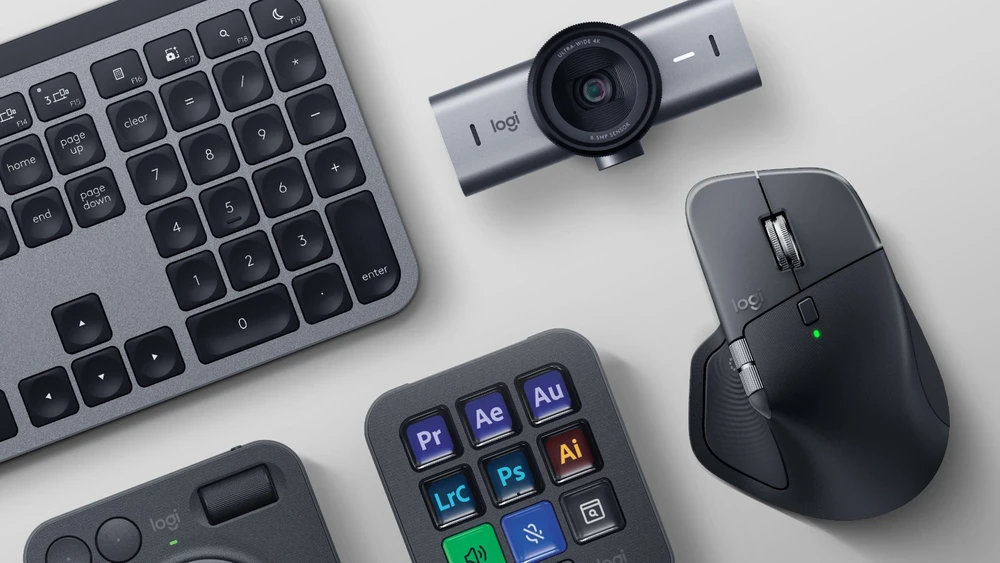 LOGITECH MX Master 4 BT pelė Space juoda, skirta Mac