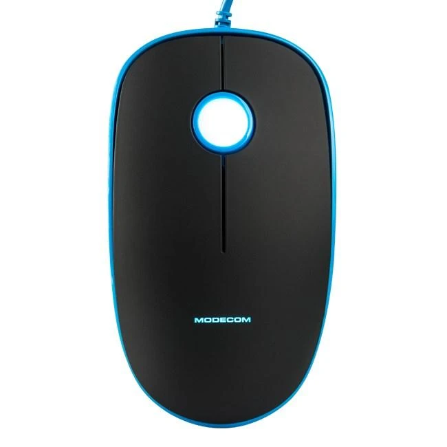 MODECOM MC-M111 juoda su laidu optinė pelė | 1600 DPI