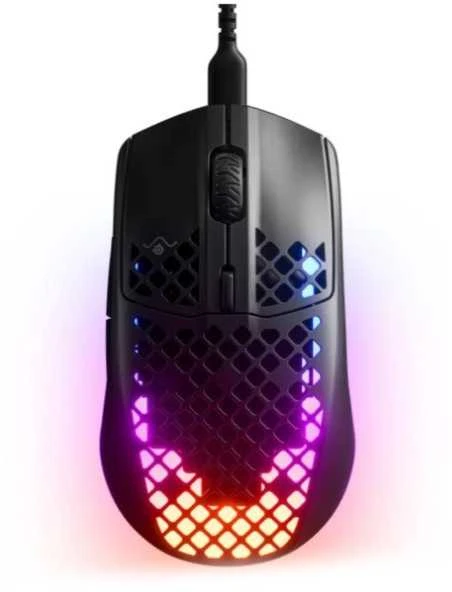 Žaidimų pelė SteelSeries Aerox 3 Onyx , Juodos spalvos