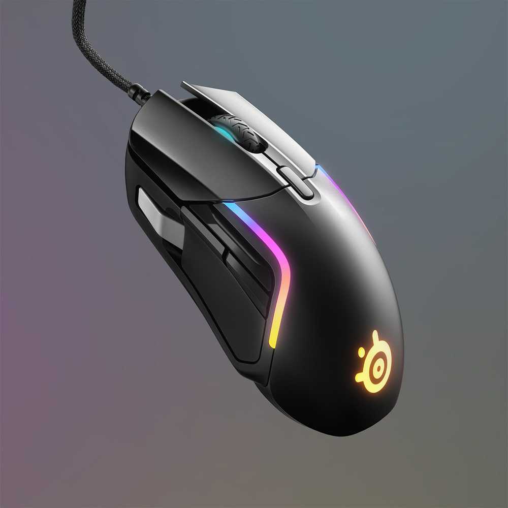 SteelSeries | Pelė žaidimams | Optinė | su laidu | Juodas | Rival 5 | Yes
