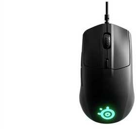 Žaidimų pelė SteelSeries su laidu Rival 3, Juodos spalvos