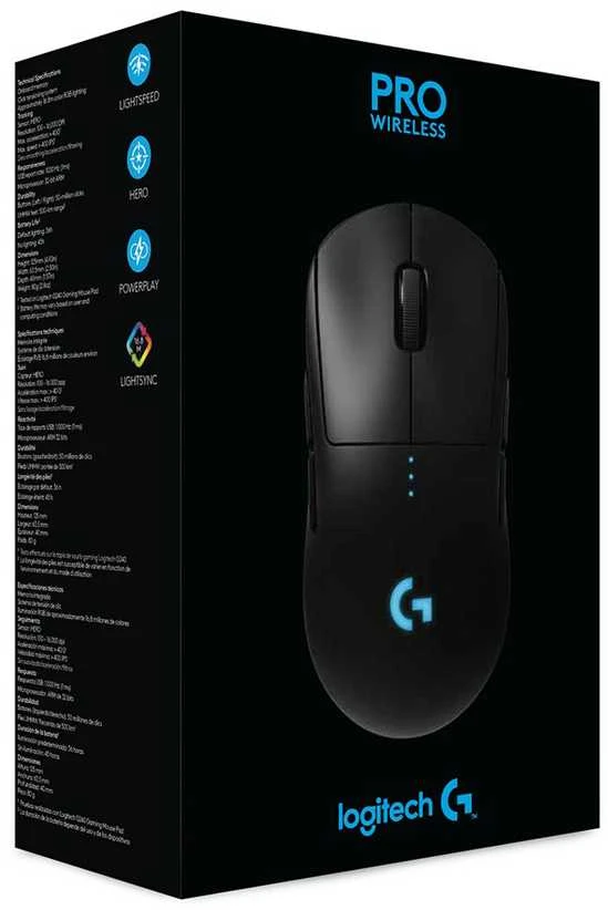 Belaidė žaidimų pelė Logitech G Pro, juodos spalvos (‎910-005272)