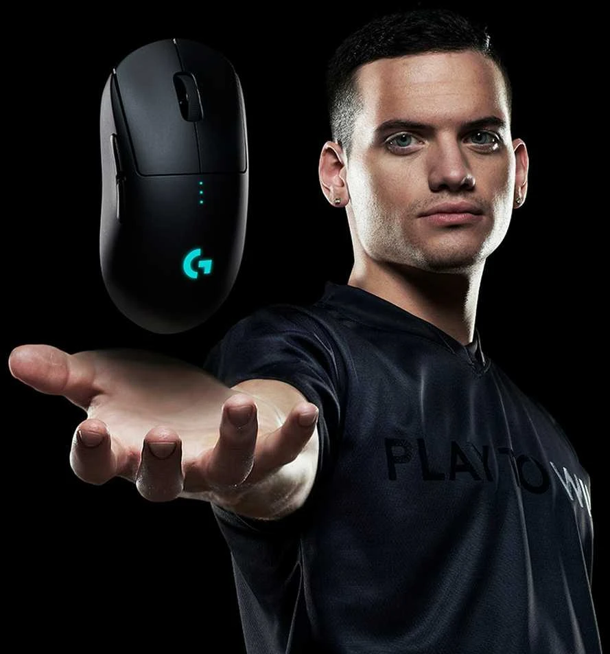 Belaidė žaidimų pelė Logitech G Pro, juodos spalvos (‎910-005272)