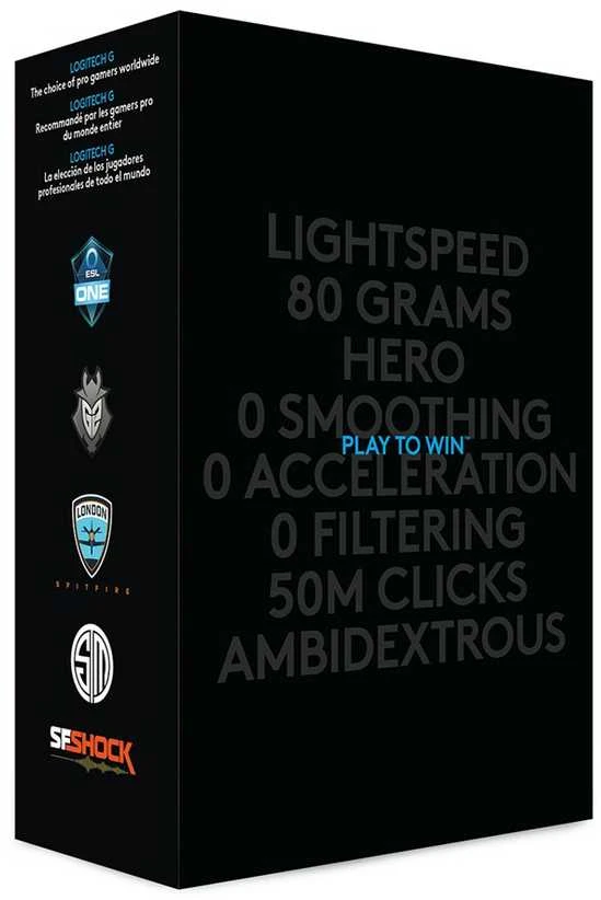 Belaidė žaidimų pelė Logitech G Pro, juodos spalvos (‎910-005272)
