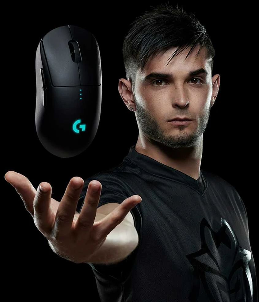 Belaidė žaidimų pelė Logitech G Pro, juodos spalvos (‎910-005272)