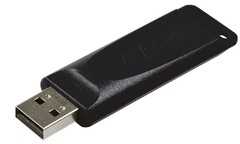 Verbatim Pendrive slider 64gb juodas