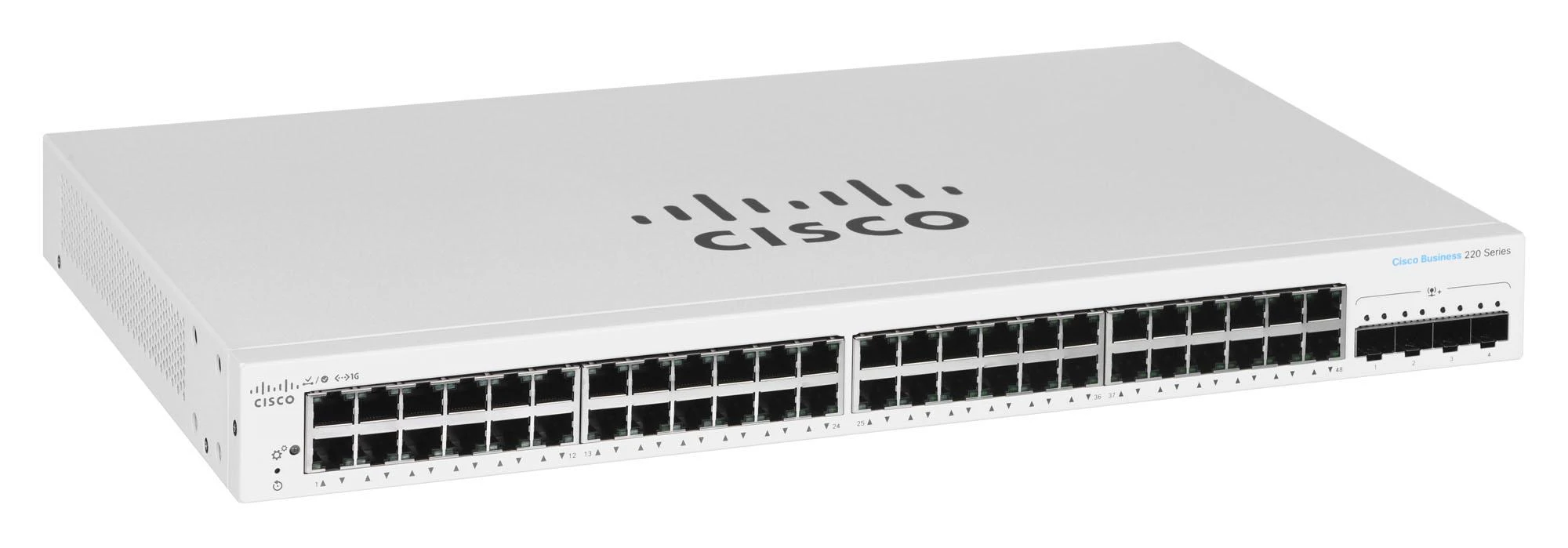 Šakotuvas Cisco CBS220-48T-4X-EU jungiklis