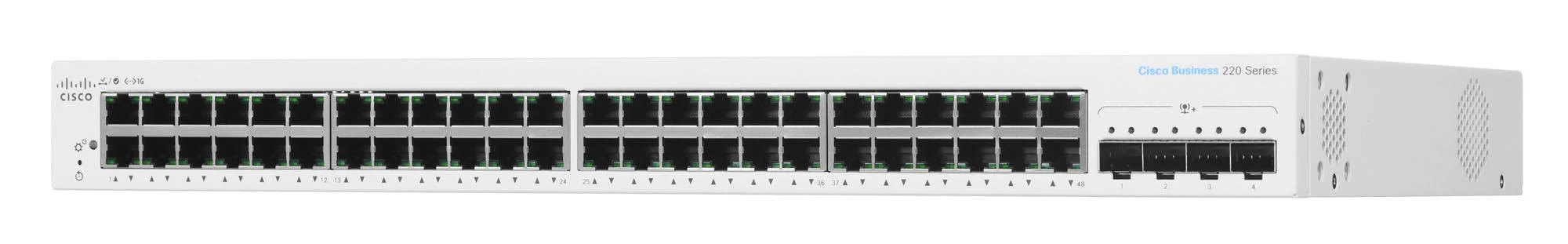 Šakotuvas Cisco CBS220-48T-4X-EU jungiklis