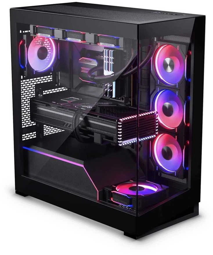 Kompiuterio Korpusas - Phanteks NV5 MK2 Vidutinio Aukščio Juodas