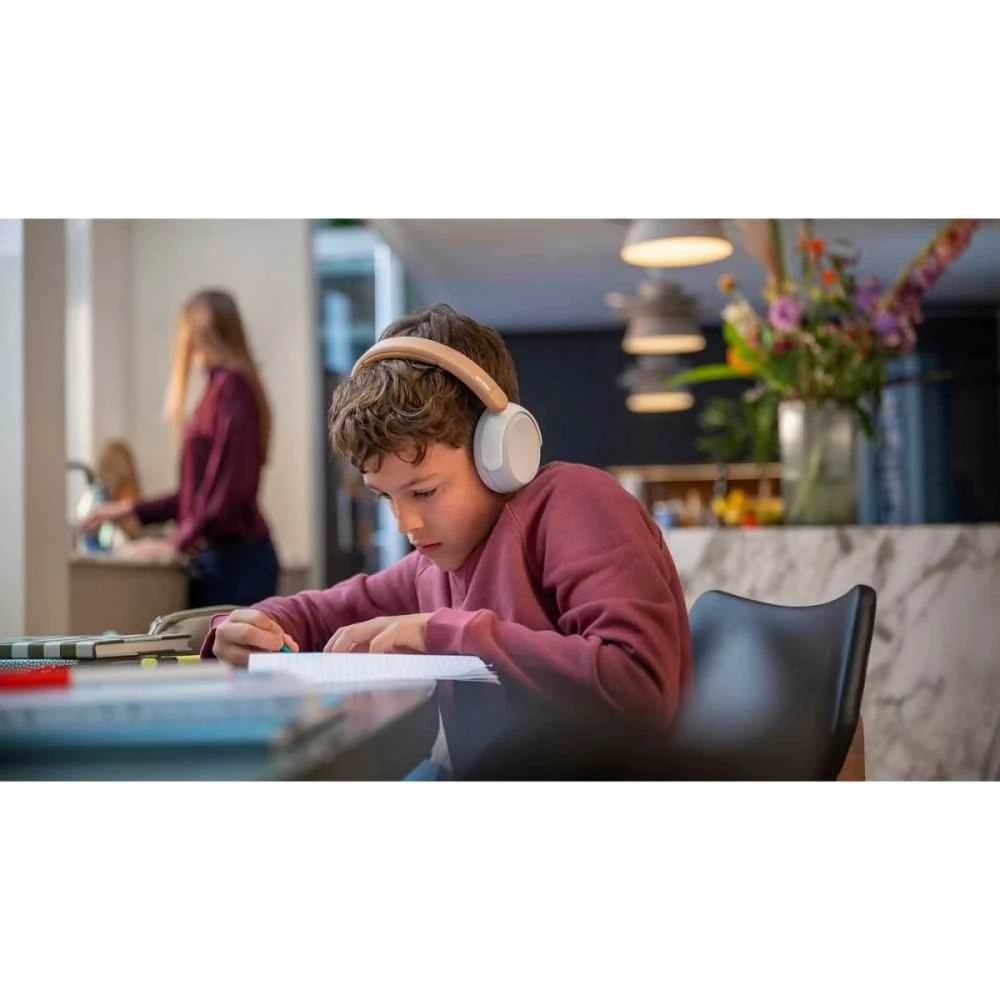 Vaikiškos belaidės ausinės Philips TAK5500RT/00, Gintaro ir baltos spalvos