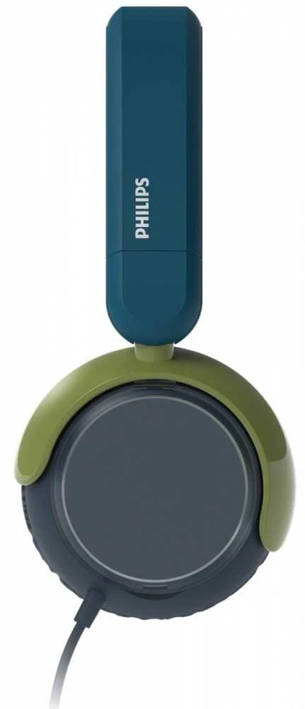 Laidinės vaikiškos ausinės Philips TAK2000CT/00, mėlynos ir žalios spalvos