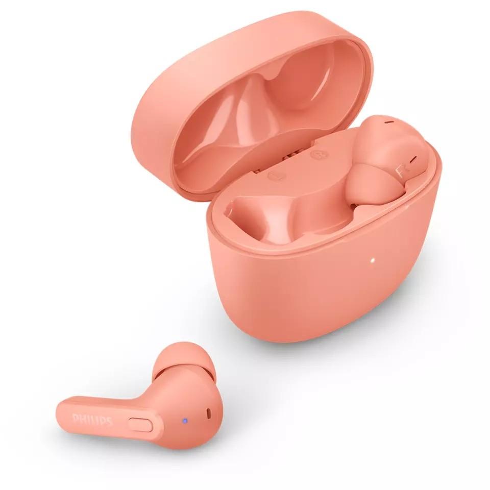 Tikrai belaidės ausinės Philips TAT2206PK/00, Rožinės