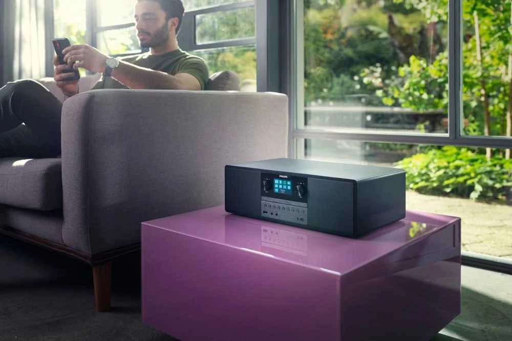 Muzikinis centras Philips Micro Music System TAM6805/10, 50 W, interneto radijas, DAB+, Bluetooth, Spotify Connect, USB, MP3-CD