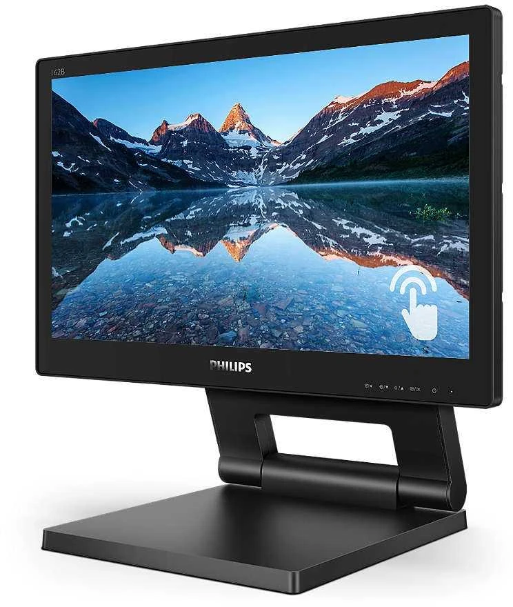 Philips Monitorius 162b9t 15.6 colio „Calible LED“ lietimui jautrus ekranas su DVI, HDMI, DP ir kišeniniu ekranu.