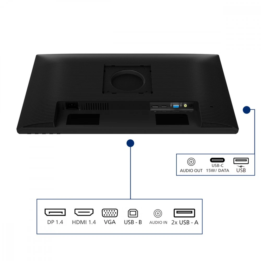 Philips Monitorius 24b2n3200a ips 23.8 cala 120hz hdmi dp pivot głośniki