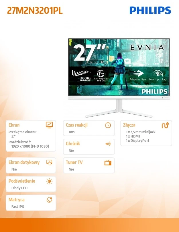 Monitorius Philips 27M2N3201PL/00