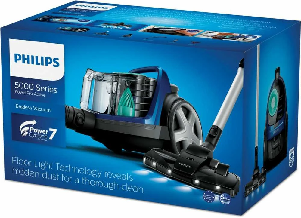 Dulkių siurblys Philips 5000 serija FC9557/09, Mėlynos/Juodos spalvos