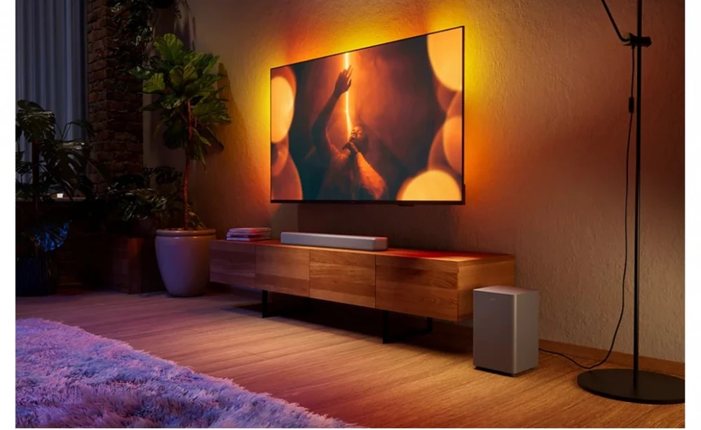Philips 2.1 garso juosta su belaidžiu žemųjų dažnių garsiakalbiu tab5601/10