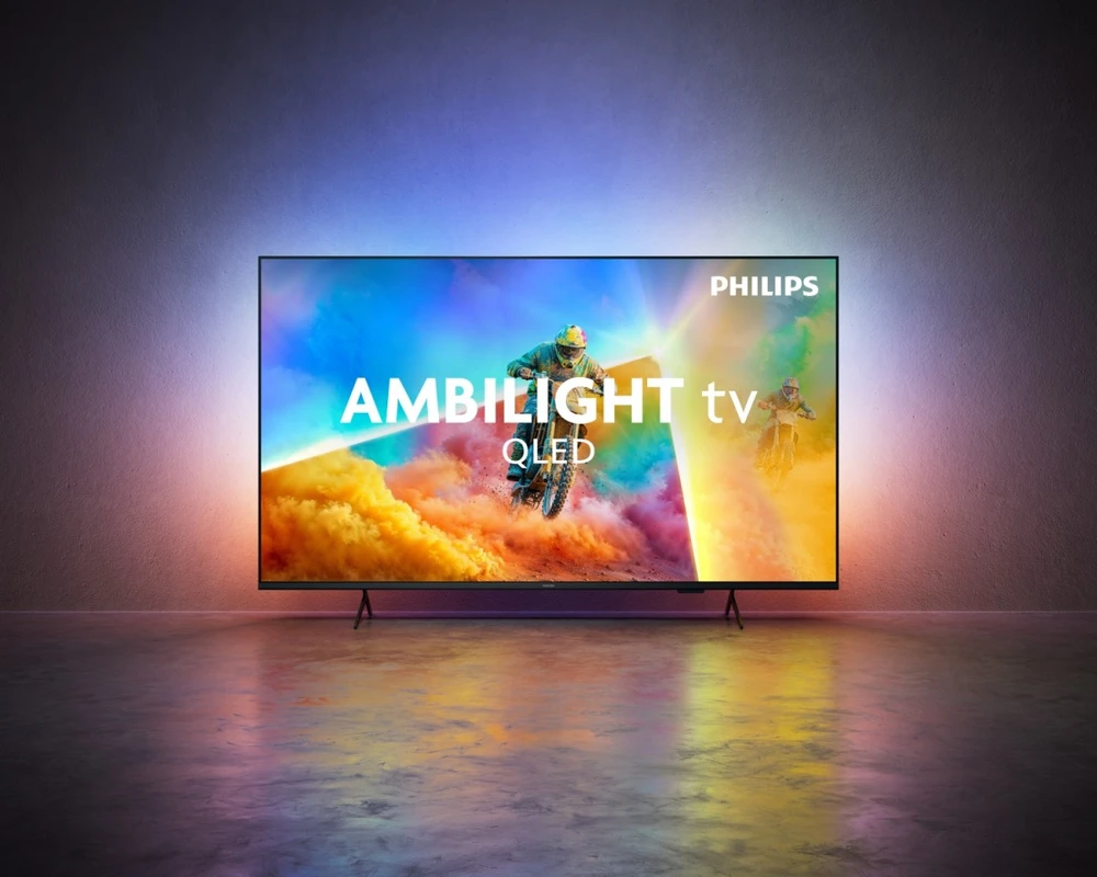 „Philips QLED Ambilight“ televizorius | 65PQS8501/12 | 65 | Išmanusis televizorius | „Titan OS“ | 4K UHD | Juodas