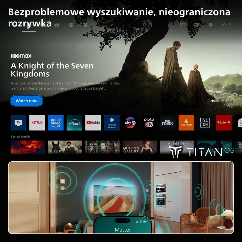 Philips Televizorius 65 cali qd miniled 65mled901/12