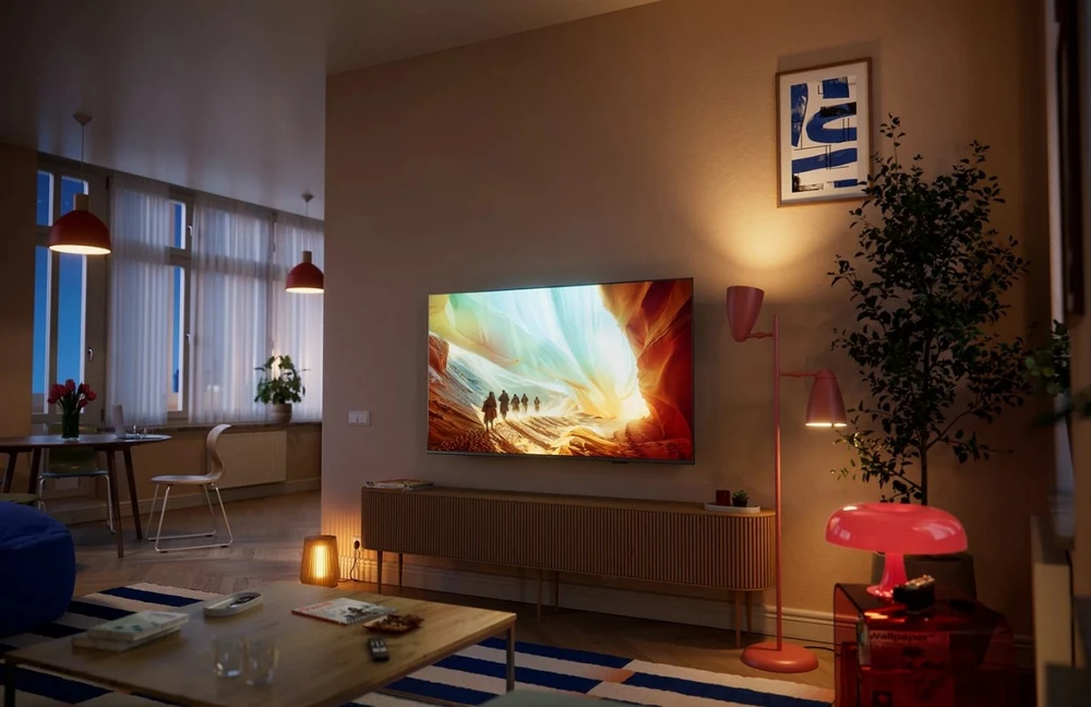Televizorius Philips 4K QLED TV | 43PQS7801/12 | 43 | Smart TV | Titan OS | UHD | Juodas