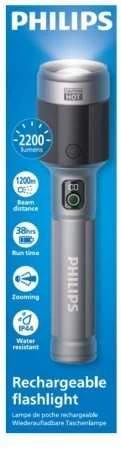 Žibintuvėlis Krups Philips latarka LED 60W 9000mAh aliuminio SFL5102/10