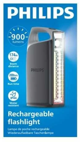Philips Žibintuvėlis akumuliatorinė usb-c 900 lm 4000mah