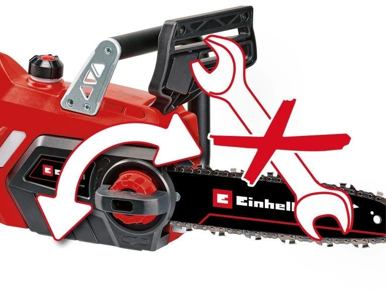 Akumuliatorinis pjūklas Einhell GE-LC 18 Li, 23cm, be akumuliatoriaus ir kroviklio