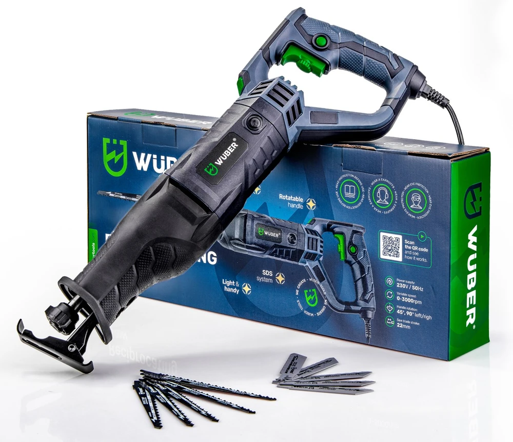 Reciprocating saw 1700 W W17530 WUBER