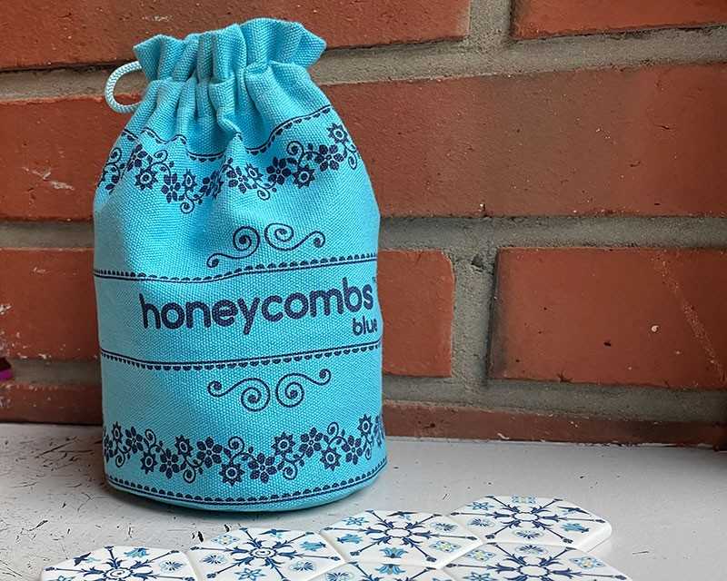 Piatnik Stalo žaidimas honeycombs mėlynas mėlynos spalvos plokštelės