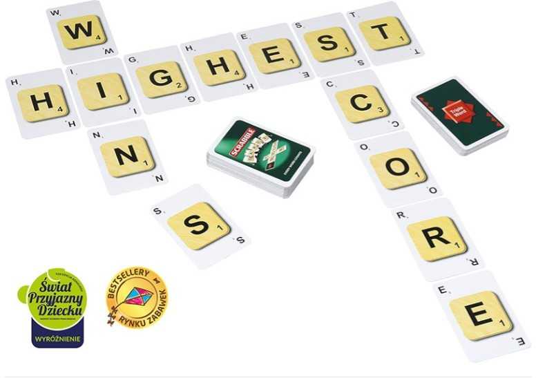 Piatnik Enigma „Scrabble“ kortų žaidimas