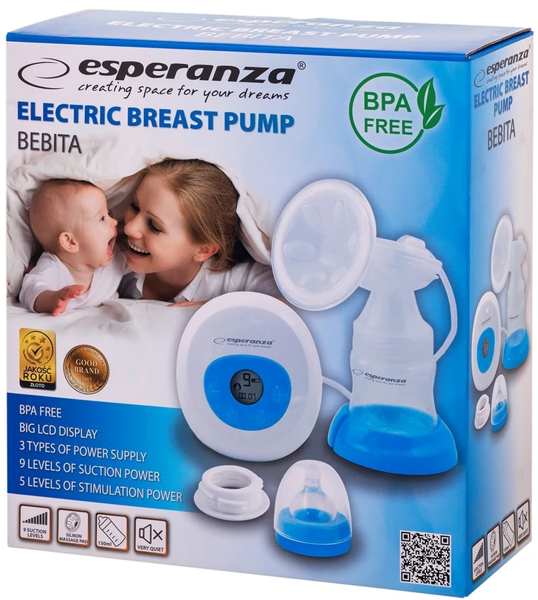 Pientraukis elektrinis esperanza bebita ecm001b (150 ml)