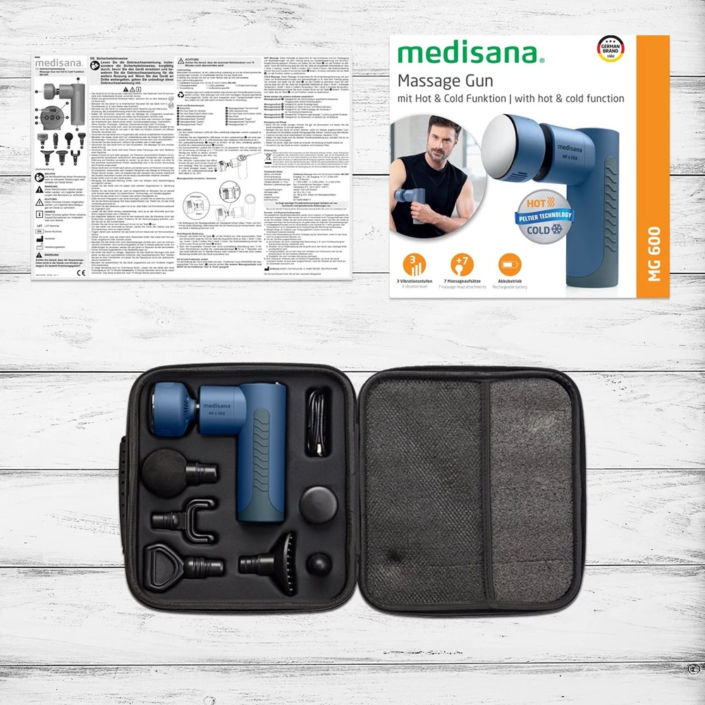 Medisana MG 600 karšto ir šalto masažo pistoletas