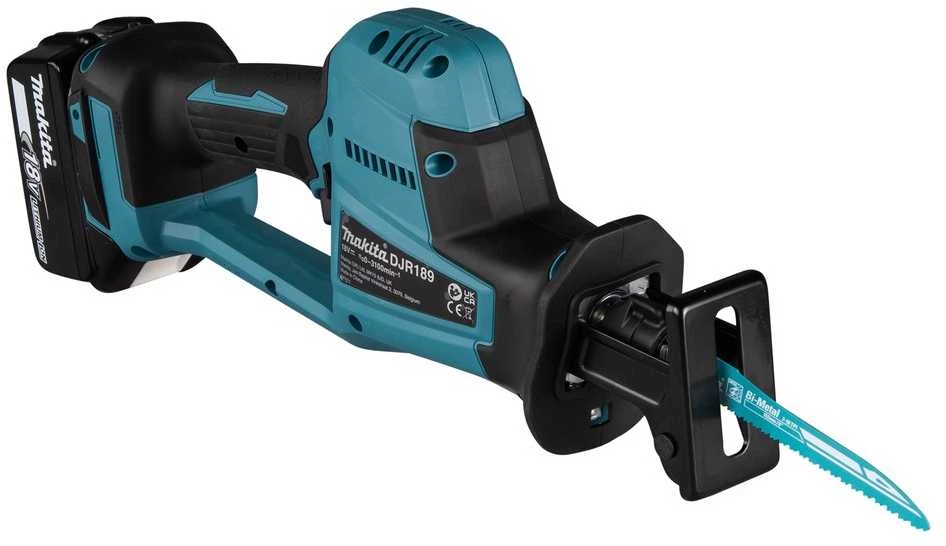 Makita DJR189Z Akumuliatorinis tiesinis pjūklas 18 V, 0 - 3100SPM, 22mm, Be akumuliatorių ir kroviklio!