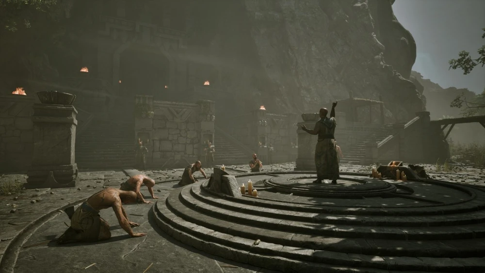 Plaion „Gra Playstation 5“ gotikinio žaidimo perdarymas