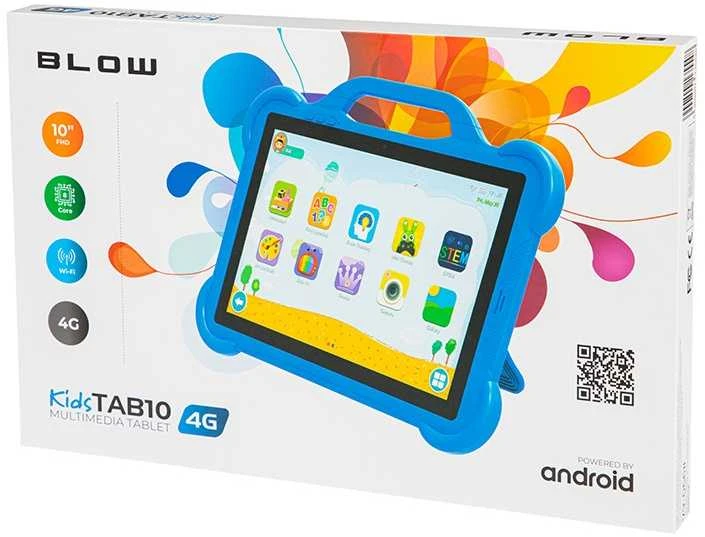 Planšetė Blow tablet kidstab10 4g 4/64gb mėlyna etui
