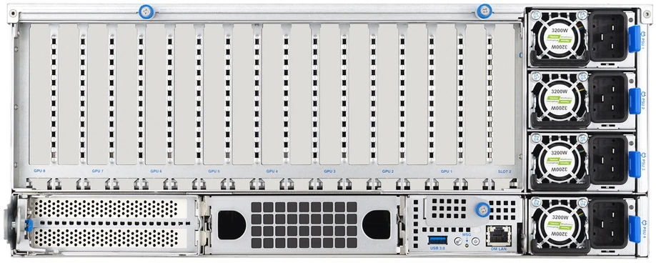 ASUS ESC8000A-E13 LGA 6096 Rack (4U) Sidabrinis