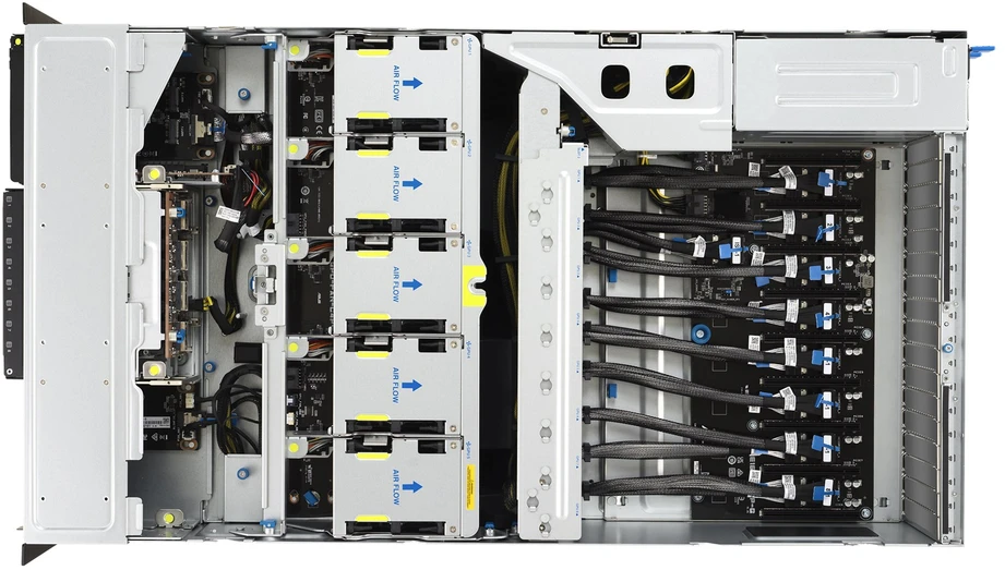ASUS ESC8000A-E13 LGA 6096 Rack (4U) Sidabrinis