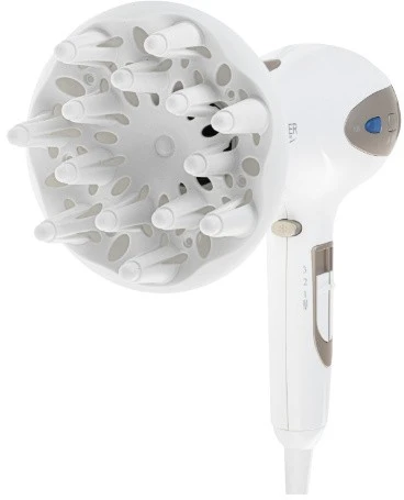 Adler | Plaukų džiovintuvas | AD 2248 | 2400 W | Number of temperature settings 3 | Ionic function | Diffuser nozzle | Baltas