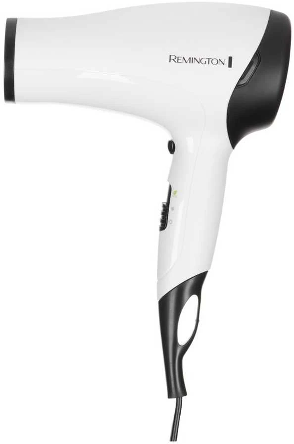 Remington D3015 plaukų džiovintuvas (2000 W; baltos spalvos)