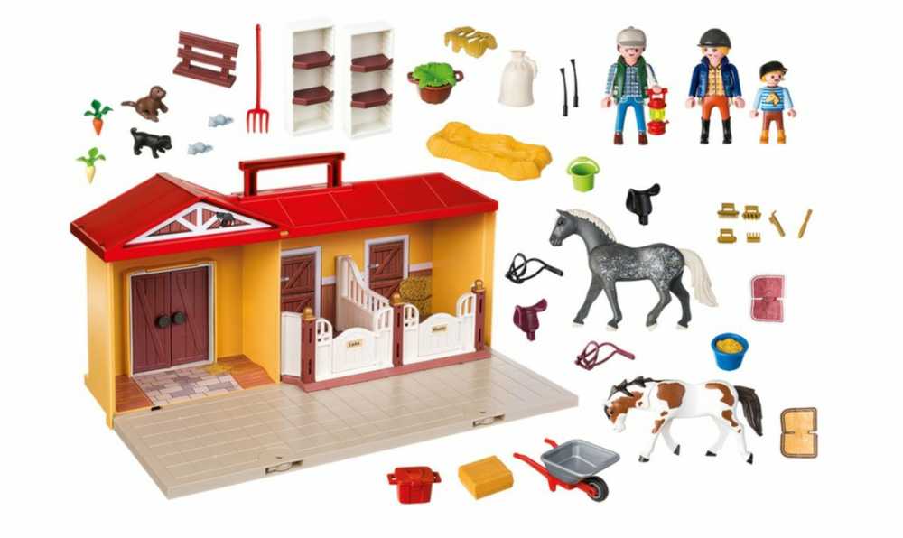 Playmobil Country 71393 Nauja nešiojama arklidė