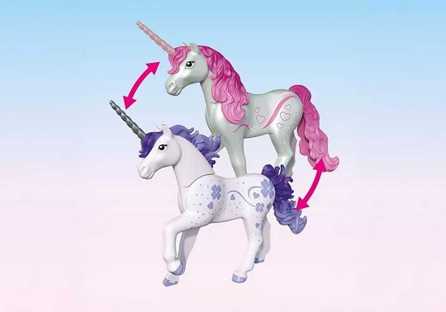 Konstruktorius Playmobil Unicorn Lucky Lavender su fėja 71843