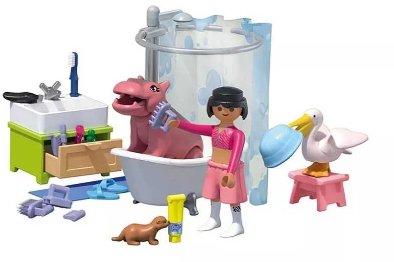 Konstruktorius Playmobil Animal Bathtime (71950)