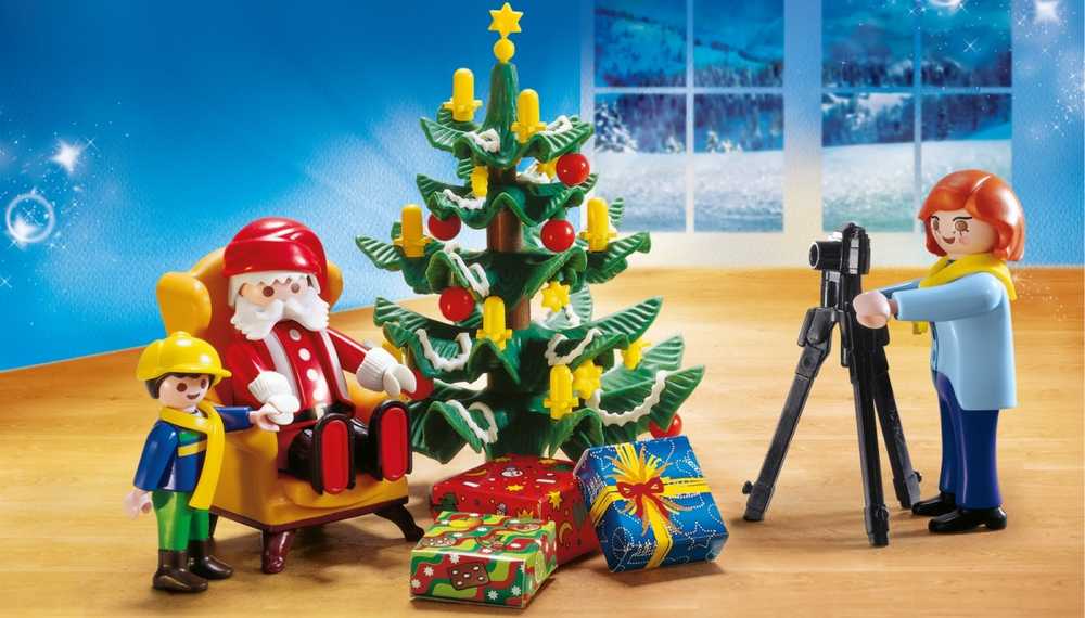 Playmobil Rinkinys su figurkami Christmas 5753 Zdjęcie ze Świętym Mikołajem