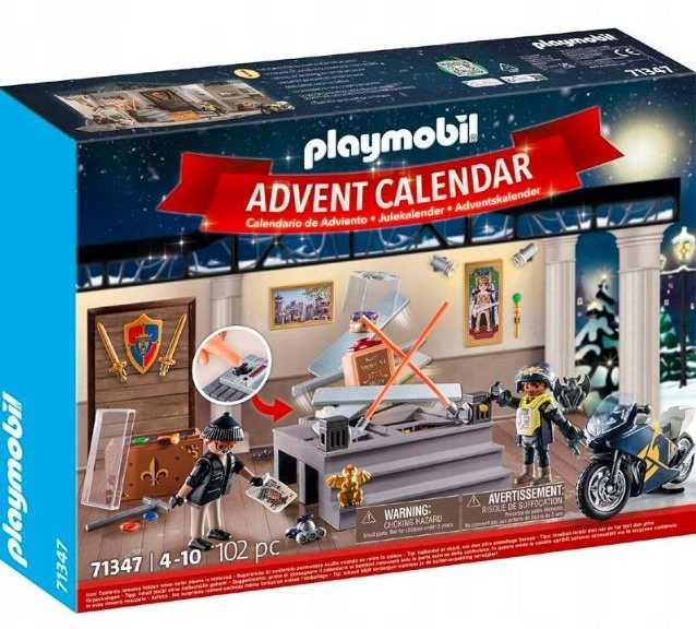 PLAYMOBIL Advento kalendorius 2023 Policija: muziejaus vagystė - 71347