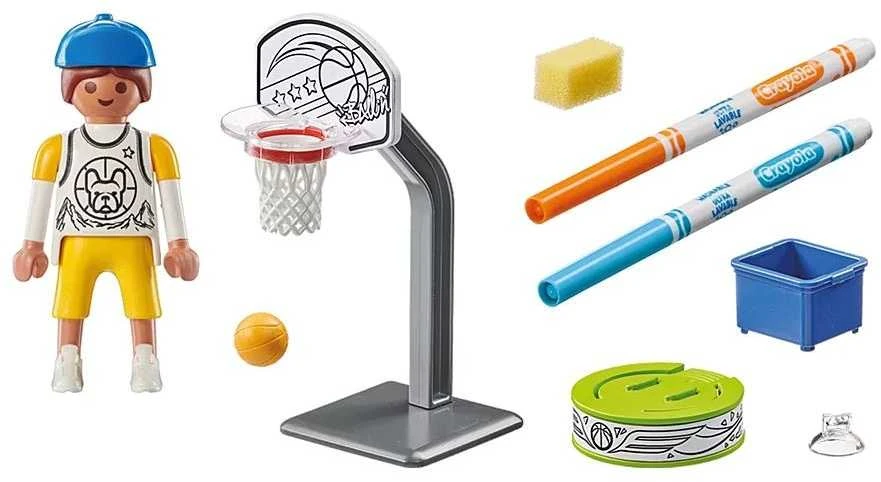 Playmobil Rinkinys su figūrėlėmis Spalva 71516 Skater su su krepšinio kamuoliuku